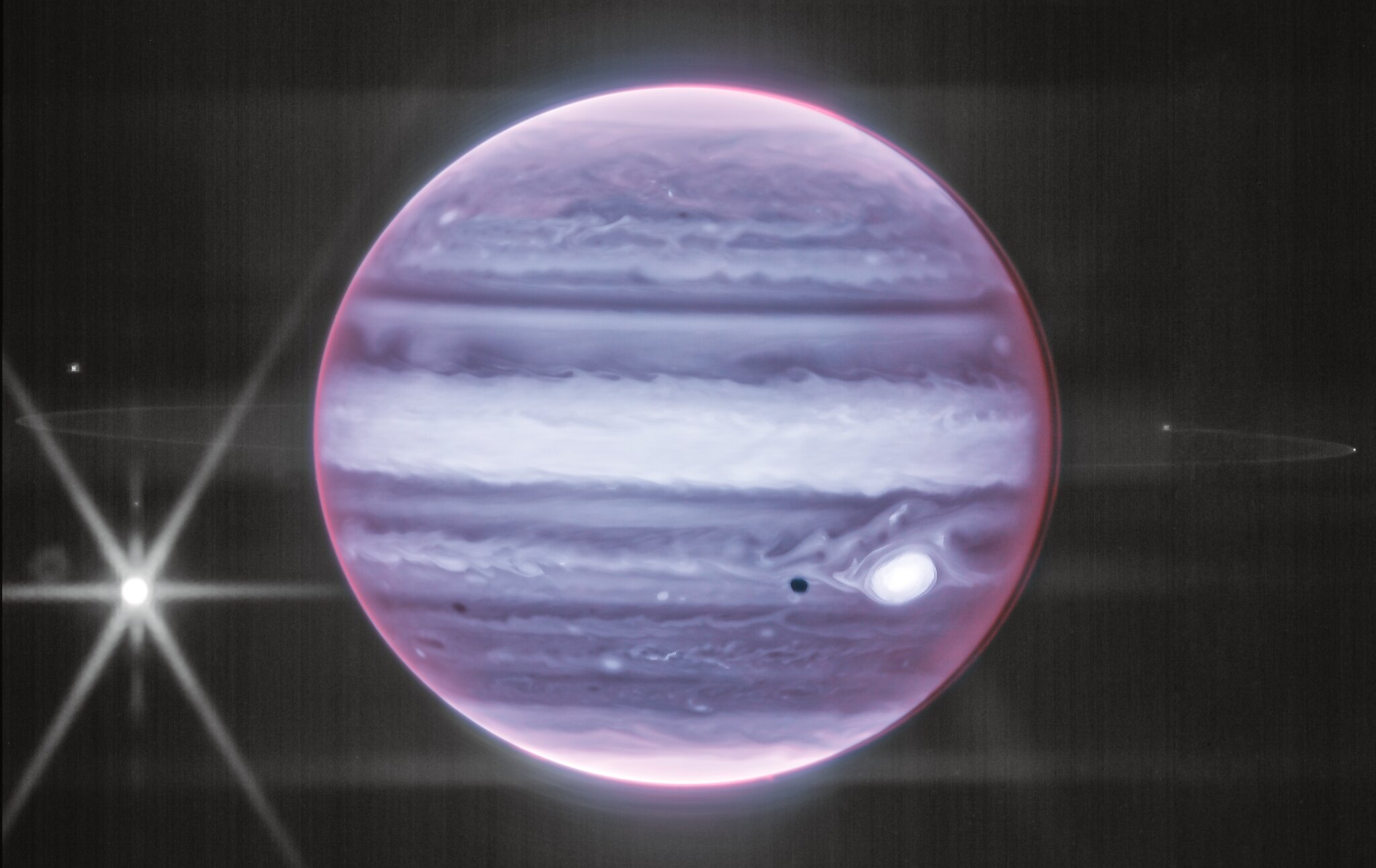 infrared image of jupiter