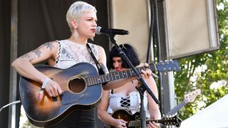 Lillie Mae performs during 2019 Railbird Festival at Keeneland Racecourse on August 10, 2019 in Lexington, Kentucky.