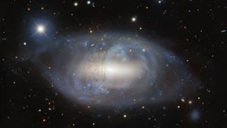 The Helix Galaxy is a rare "polar ring" galaxy found near the Big Dipper. Its odd shape and history set it apart from every other galaxy we know of.