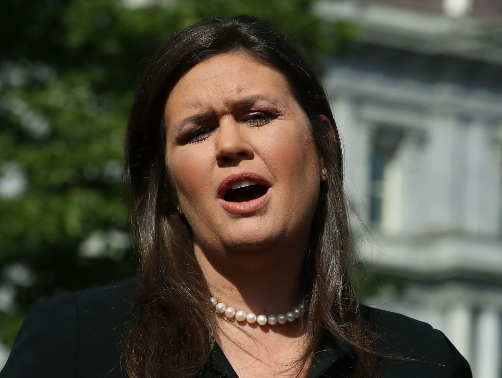 Sarah Huckabee Sanders. 