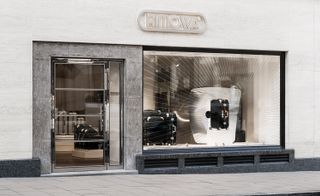 Luxury German luggage company Rimowa's flagship concept store exterior