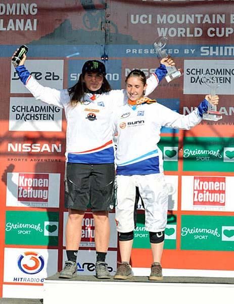 Sabrina Jonnier and Anais Pajot, World Cup winners
