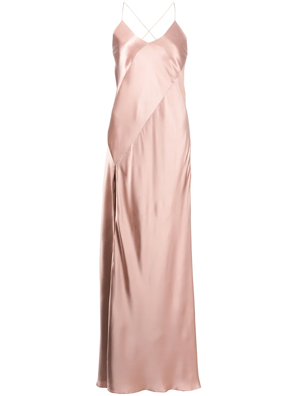 Michelle Mason Open-Back Silk Gown | 0