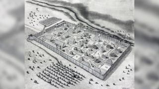 The fort at St Mary's City was built by colonists in 1633; it was the first fort in Maryland and one of the earliest English forts in the Americas.