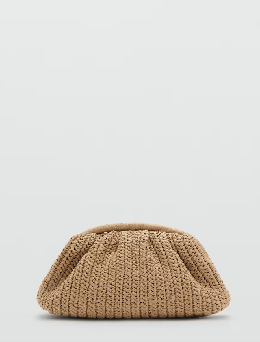MANGO, Natural Fibre Handbag - Women | Mango United Kingdom