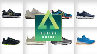 Collage of the best budget running shoes