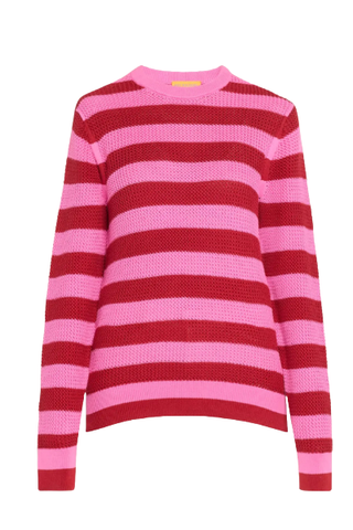 Guest in Residence Mesh Cotton Crew Neck Sweater (was $495) 