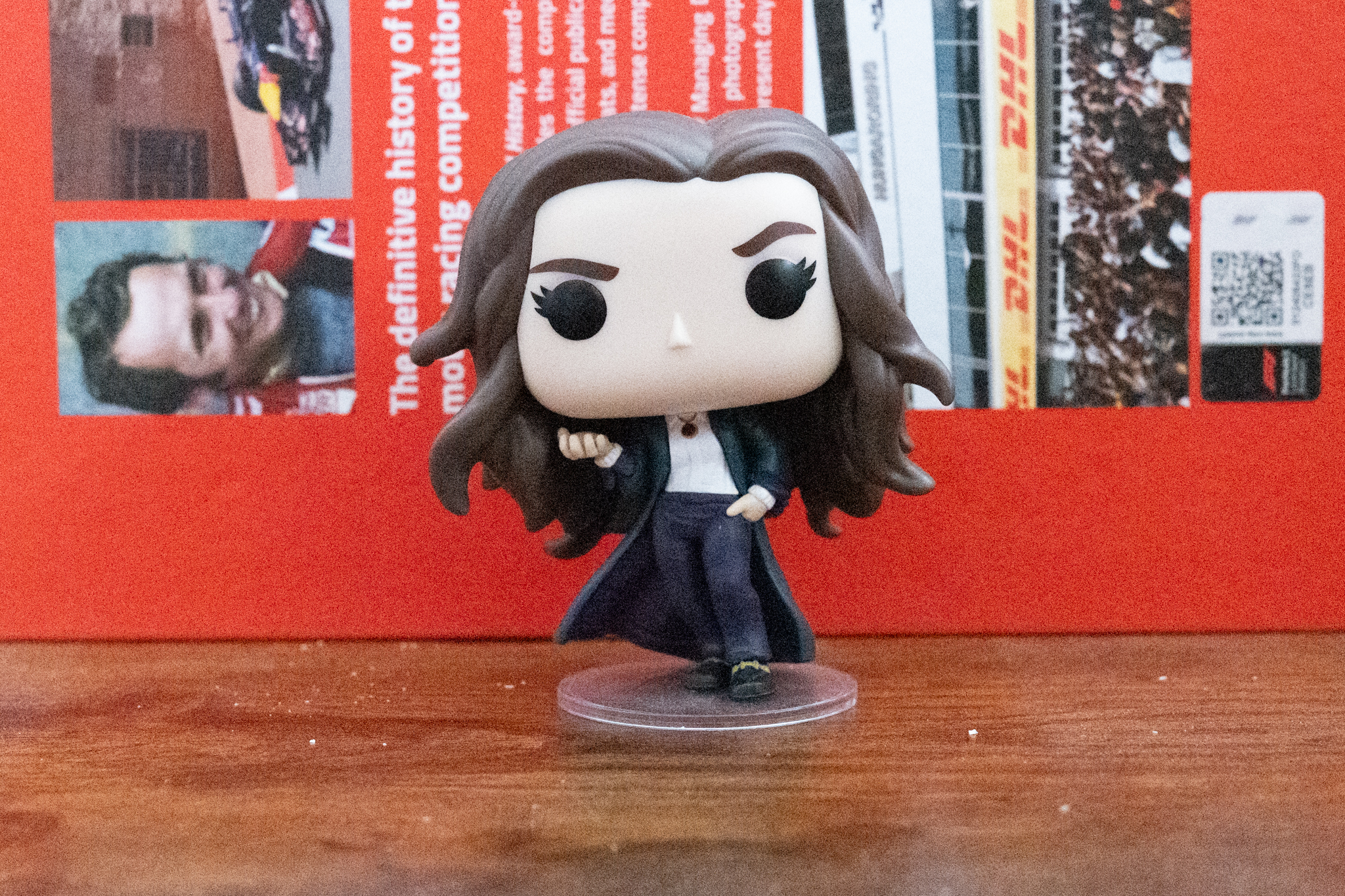 A photo of a bobblehead taken on a Leica Q3 43 camera