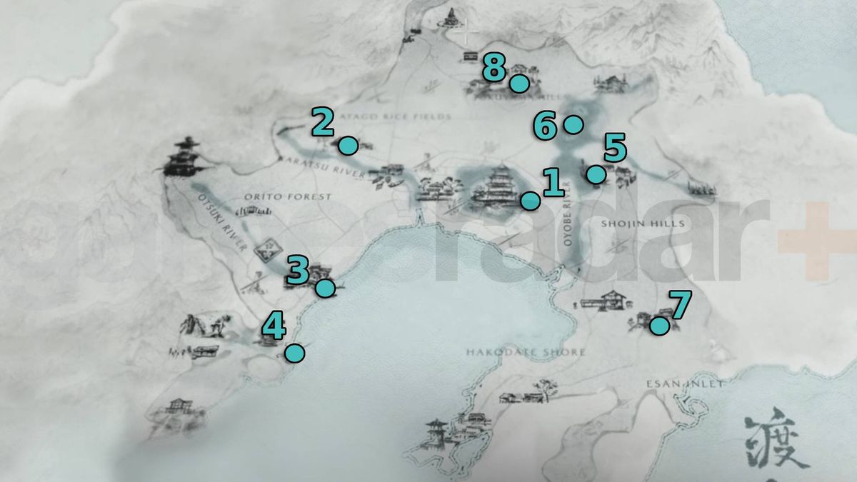 All Ghost Of Yotei Altars Of Reflection Locations GamesRadar 