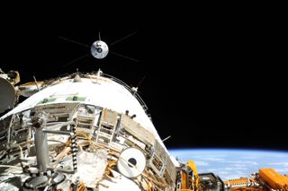 ATV-4 Approaches ISS