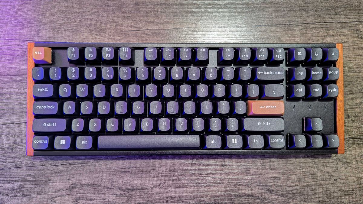 Image of the Keychron K8 HE wireless keyboard.