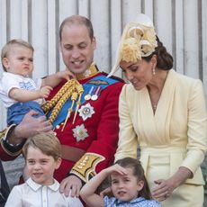 Kate Middleton and Prince William with their Children