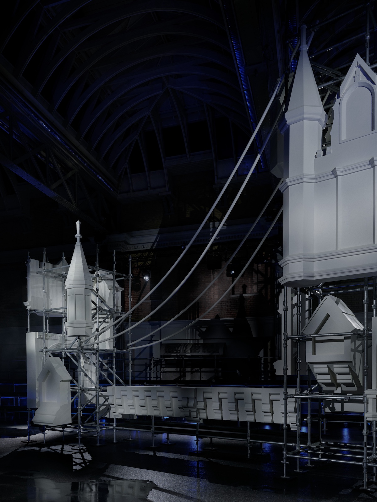 Burberry A/W 2026 runway set at London Fashion Week