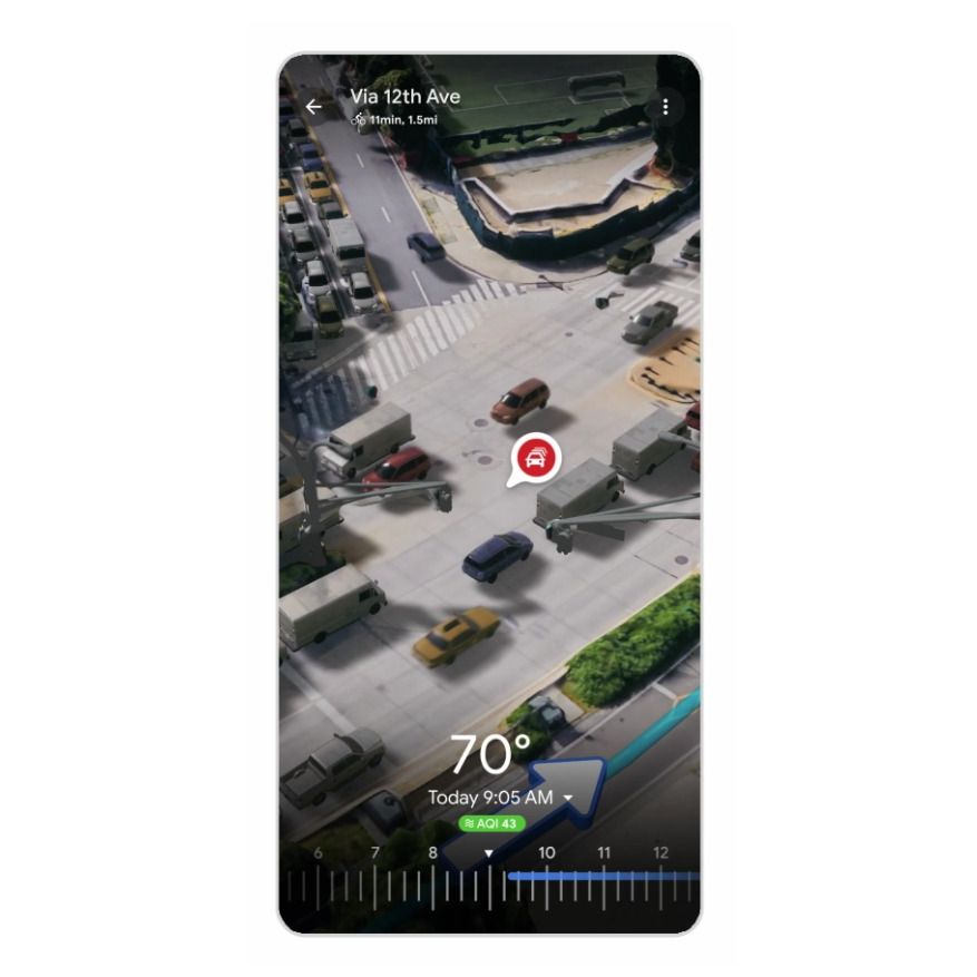 Google Maps Immersive View for Routes