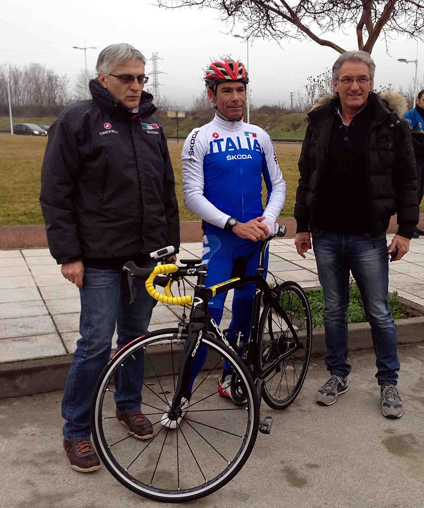 Italian national team coach Davide Cassani