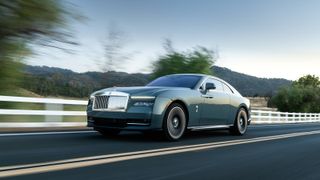 Rolls-Royce Spectre on the road