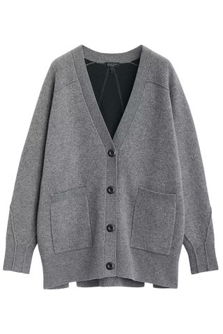 Rag & Bone Bridget Wool-Blend V-Neck Cardigan