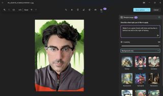 AI in Microsoft's Photos app