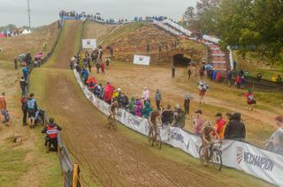 The UCI Cyclo-cross World Cup in Fayetteville was held in October 2021