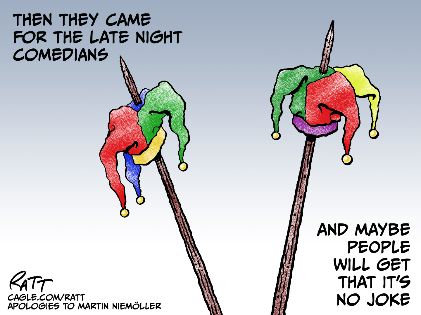Political cartoon