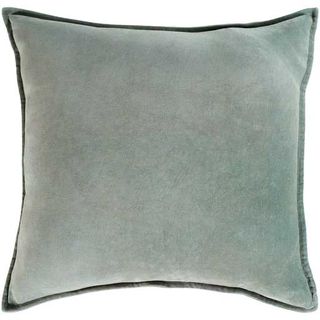 a sea foam color pillow