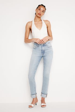Jeans Slim Straight Clássico Bom | Indigo703