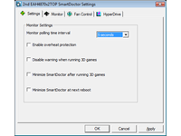 Smart Doctor settings