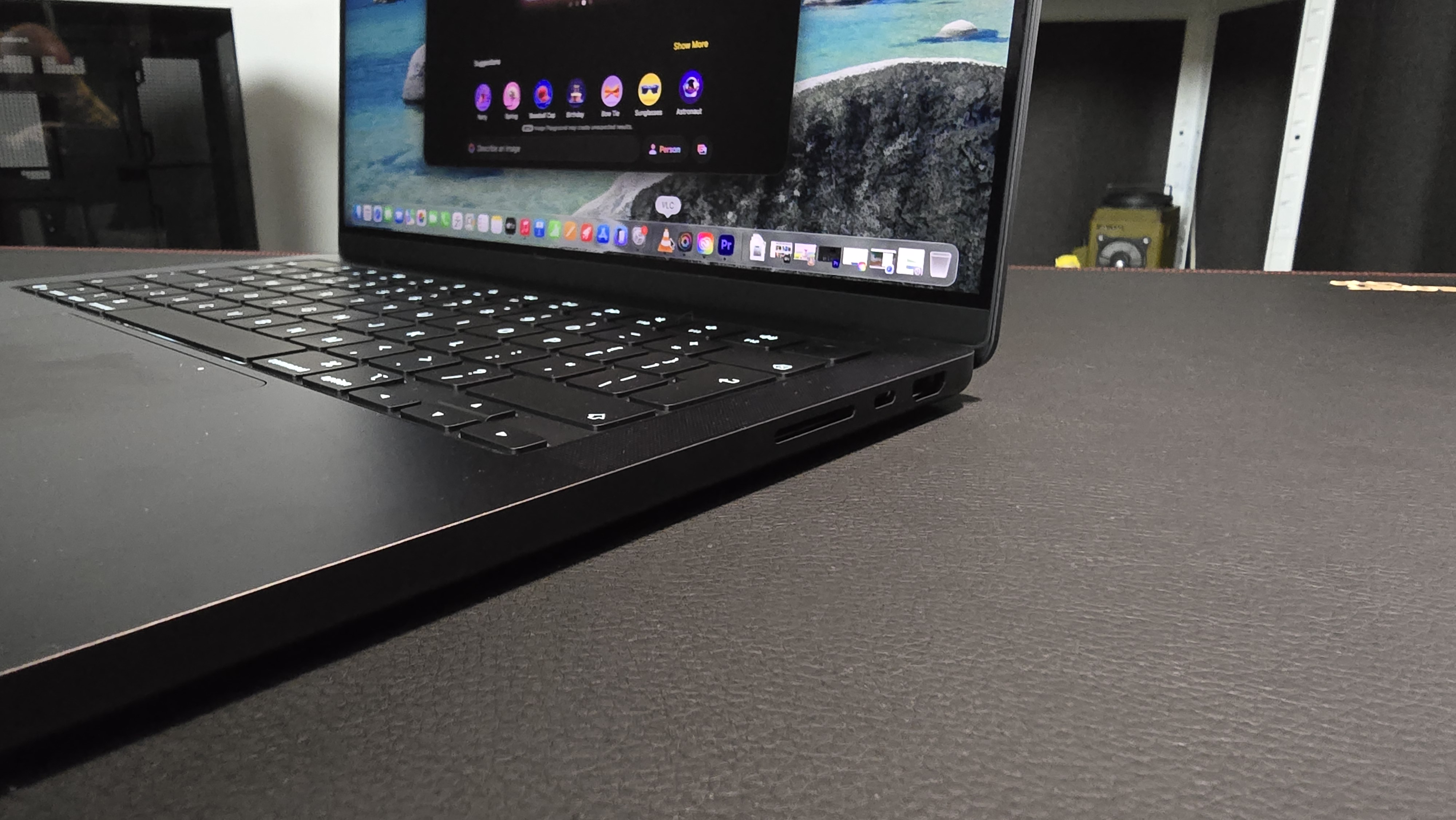 Apple MacBook Pro 14-inch (M5, 2025) in recording studio
