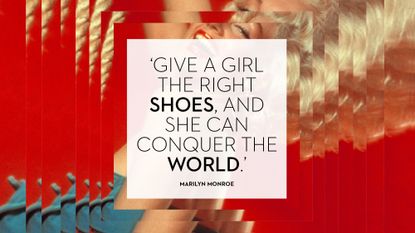 Marilyn Monroe shoe quotes