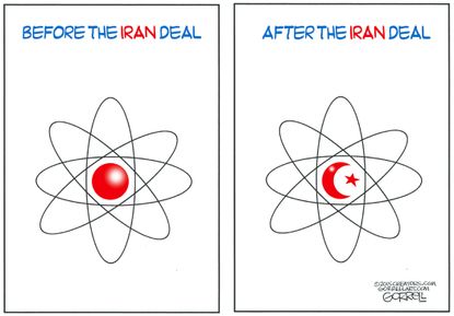 Political cartoon World Iran Nuclear Deal