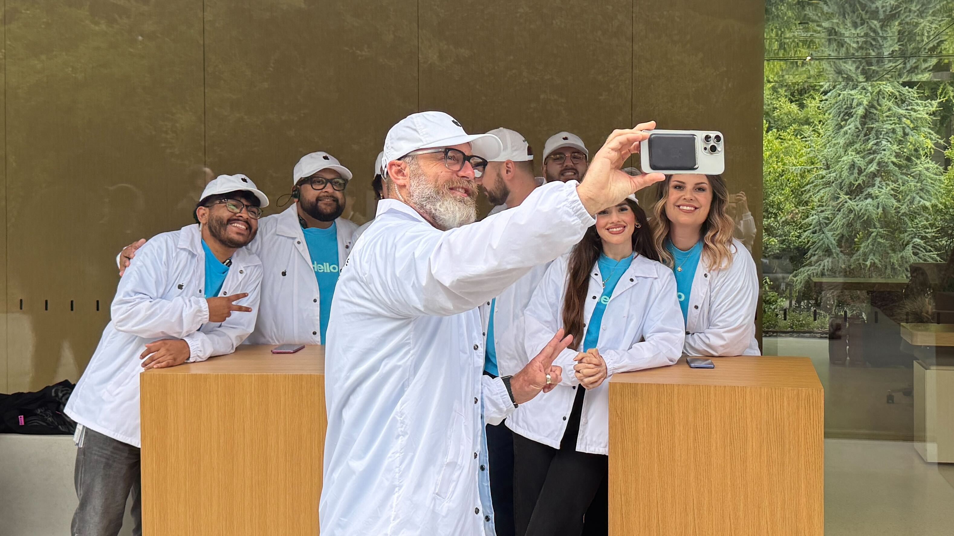 Apple staff at WWDC 2025.