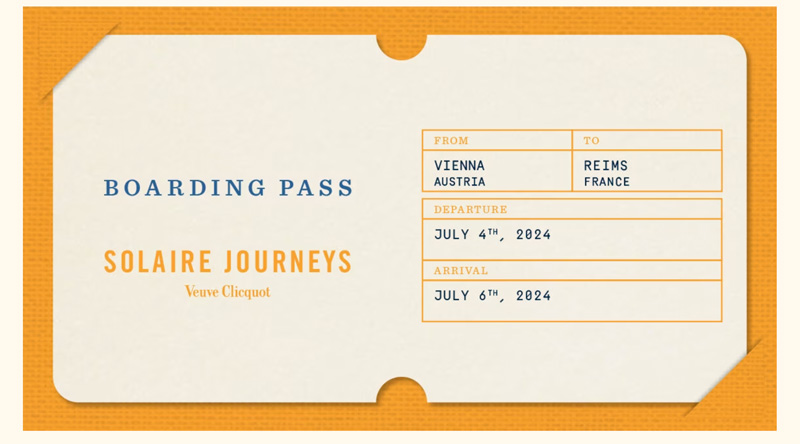 Veuve Clicquot Solaire Journeys