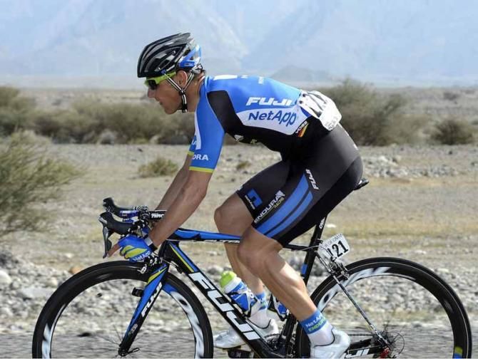 A NetApp-Endura rider in the desert