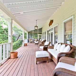 verandas with wooden floor