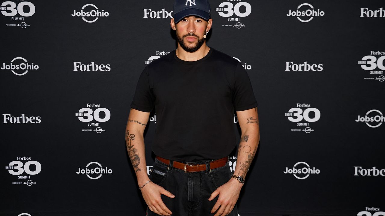 Bad Bunny at Forbes event.