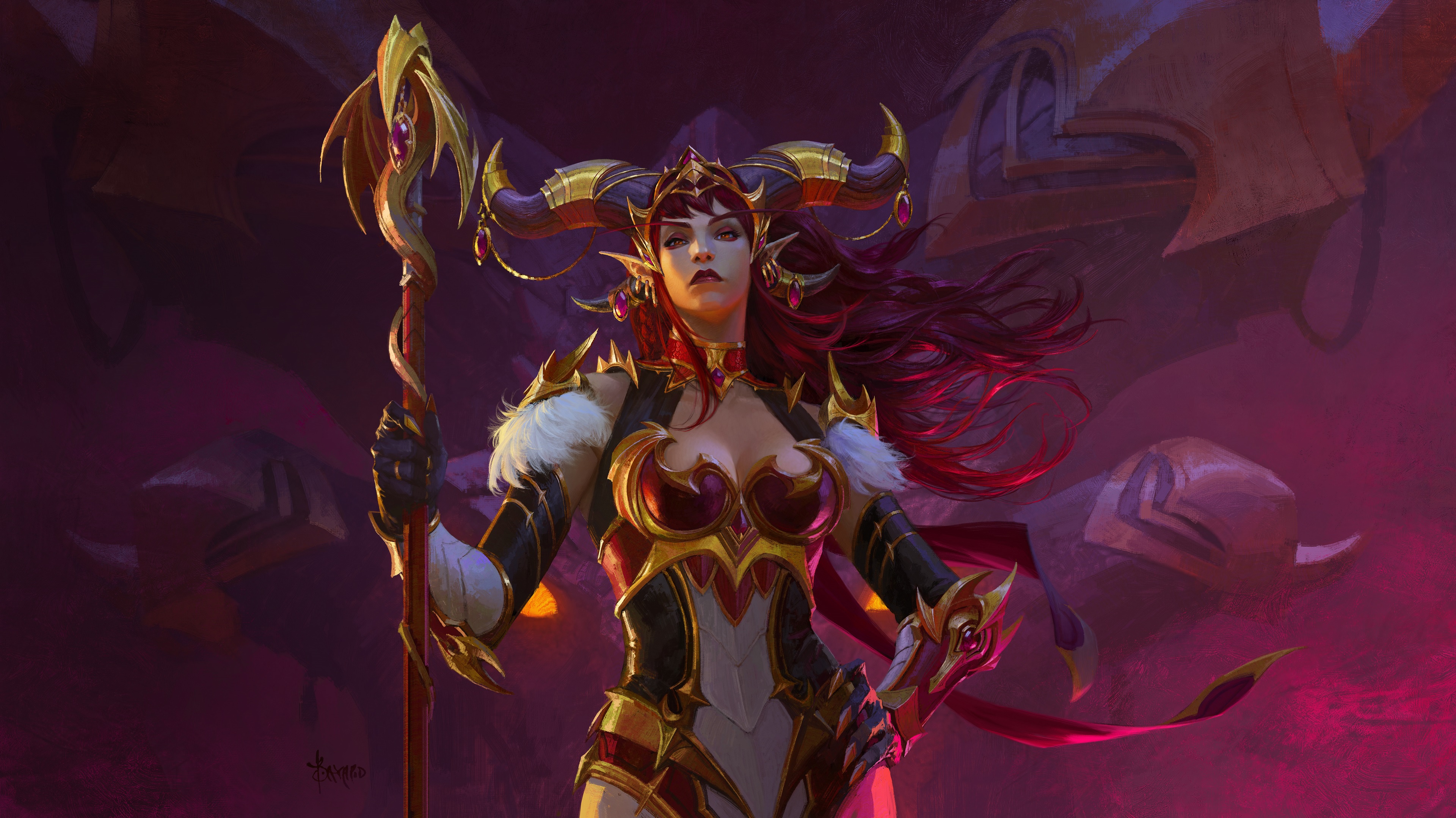 Arte de World of Warcraft: Dragonflight Alexstrasza