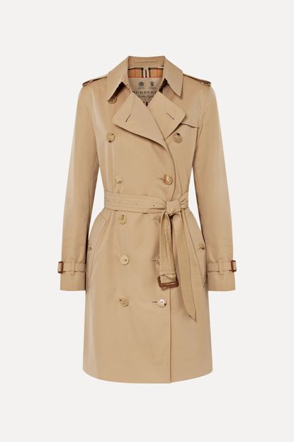 Burberry Harehope Double-Breasted Cotton-Gabardine Trench Coat