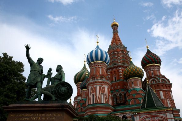 St. Basil&amp;#039;s Cathedral in Moscow.