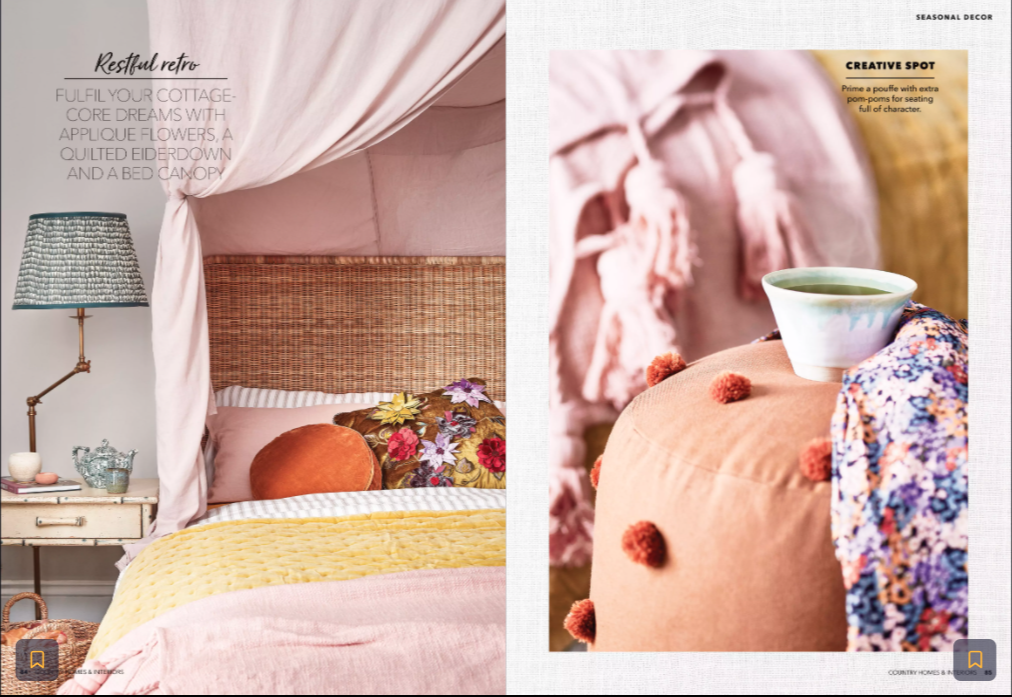 Country Homes &amp; Interiors April 2021 issue pages