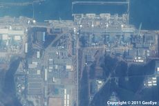 This half-meter resolution satellite image was taken of the Fukushima Daiichi nuclear power plant three days after a 9.0 magnitude earthquake struck the Oshika Peninsula on March 11, 2011.The image was taken by the GeoEye-1 satellite from 423 miles in spa