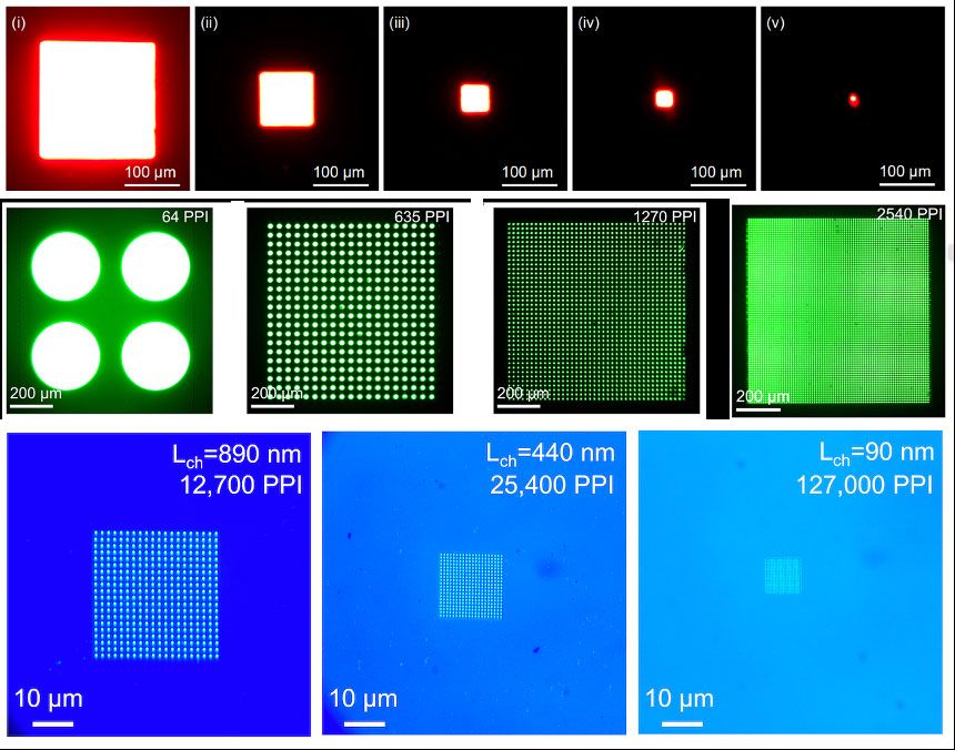 New LED displays packing 90nm 'virus-sized' pixels can deliver 127,000 ...
