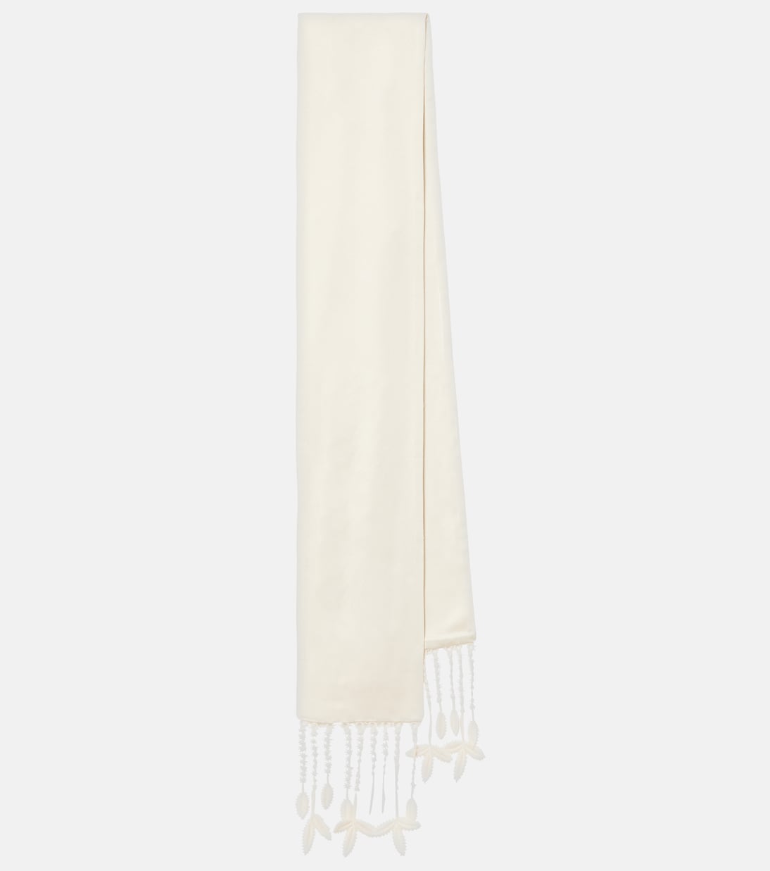 Lace-Trimmed Scarf