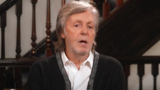 Paul McCartney during Waterstones interview