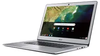 The Acer Chromebook 15 in traditional laptop form on a white background