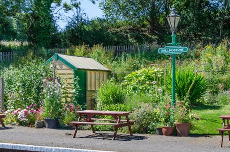 North Dorset Railway Trust's Shillingstone Railway Station platform