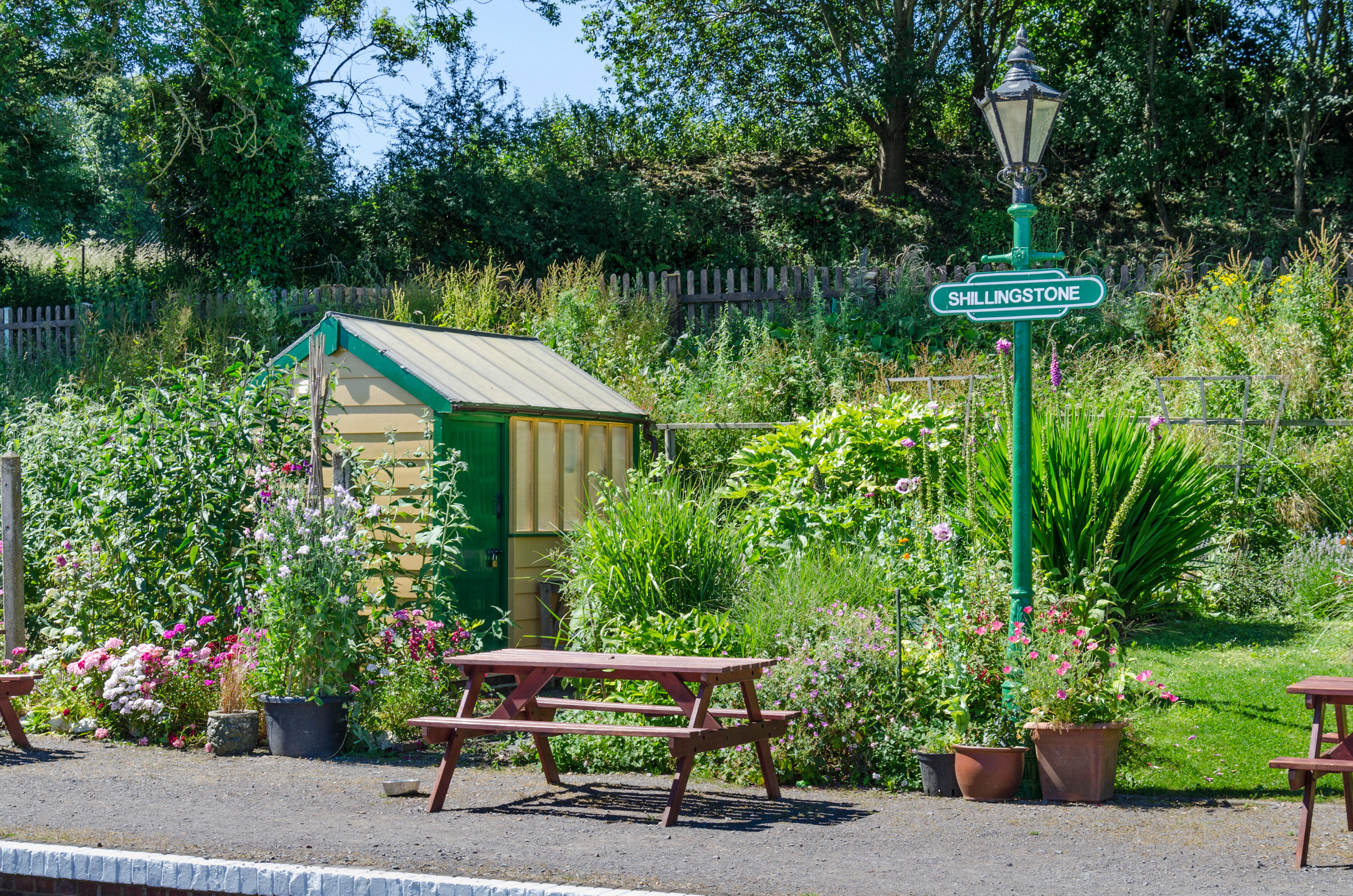 North Dorset Railway Trust's Shillingstone Railway Station platform