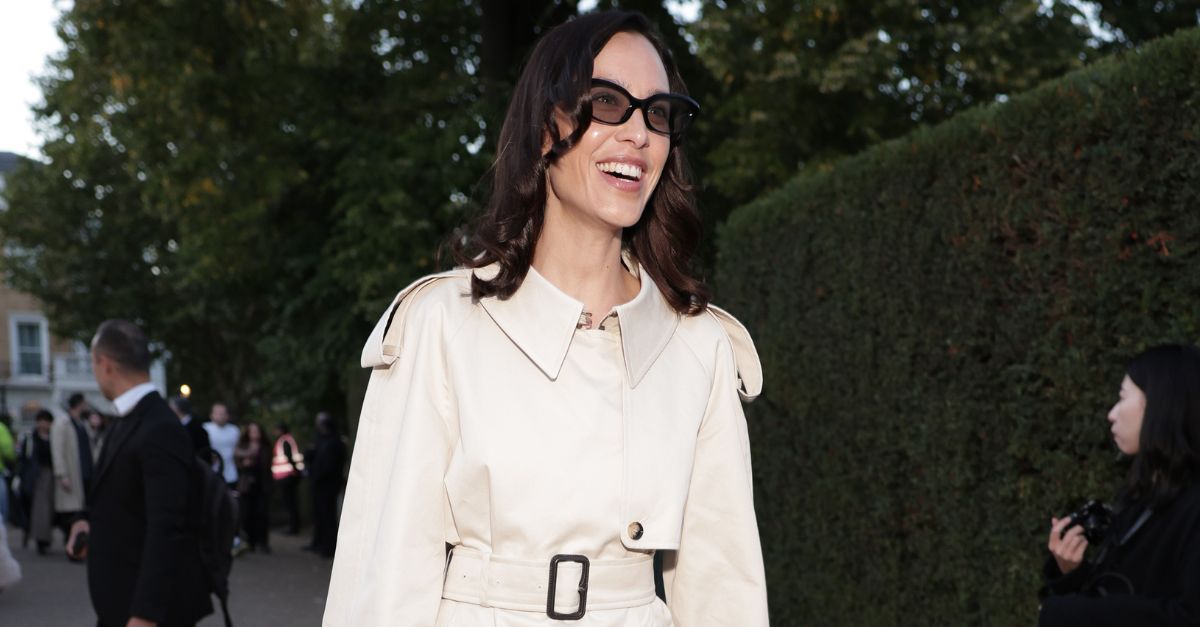 Alexa Chung Convinced Me—Cream Trench Coats are Even Chicer Than Beige