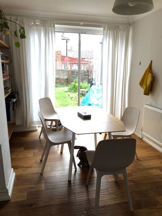 Portnoy kitchen - an extension and broken plan layout have transformed this home for the family and their rabbits