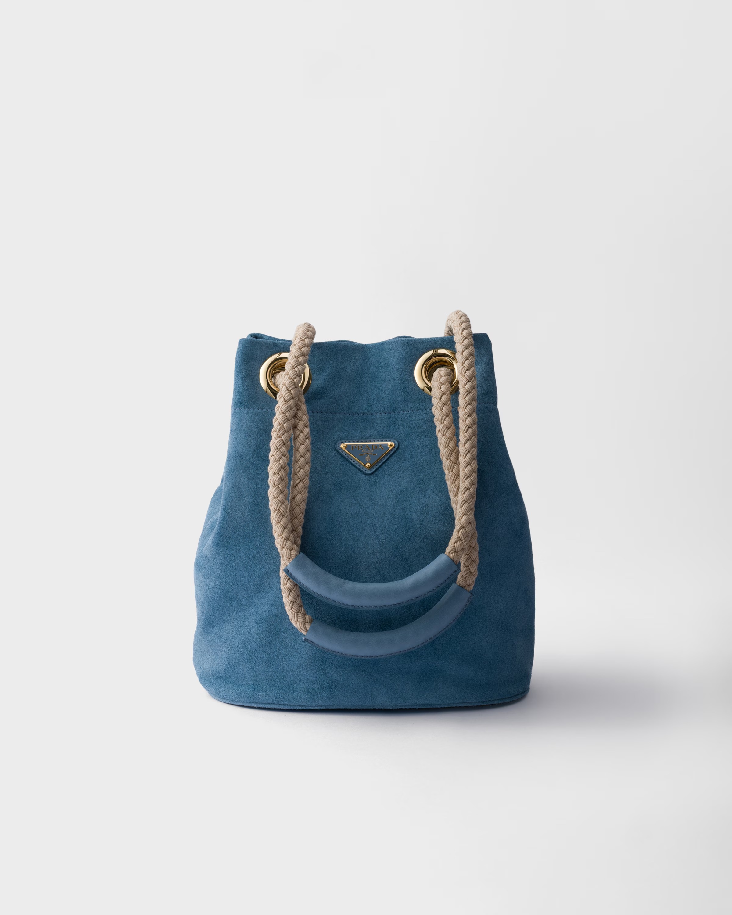 Prada, Small Prada Mariner Suede Bucket Bag