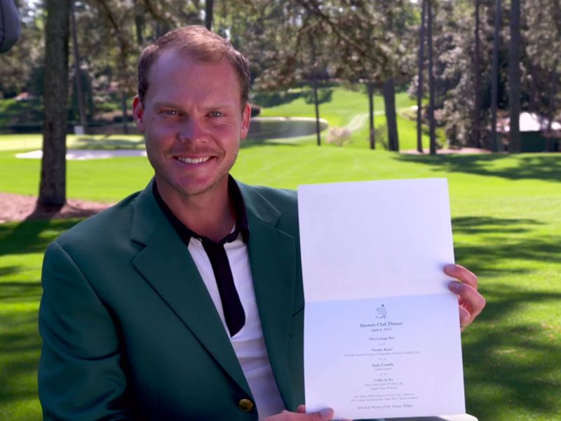 Danny Willett To Serve Traditional Sunday Roast At Champion&#039;s Dinner